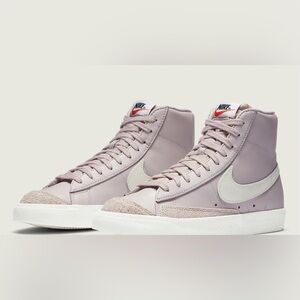 Mauve And Beige Pair Up On Latest Womens Nike Blazer Mid ’77 Size 10